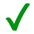 checkmark