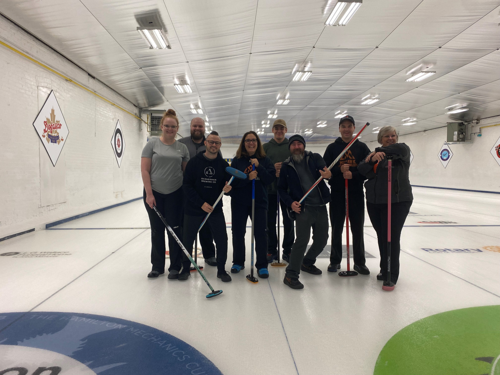 Mohawk College employee curlers