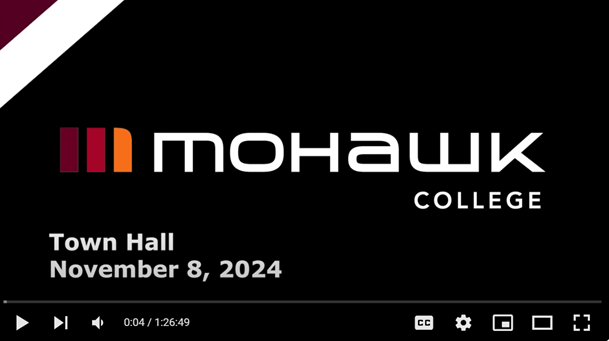 Screenshot Town Hall - November 8 2024