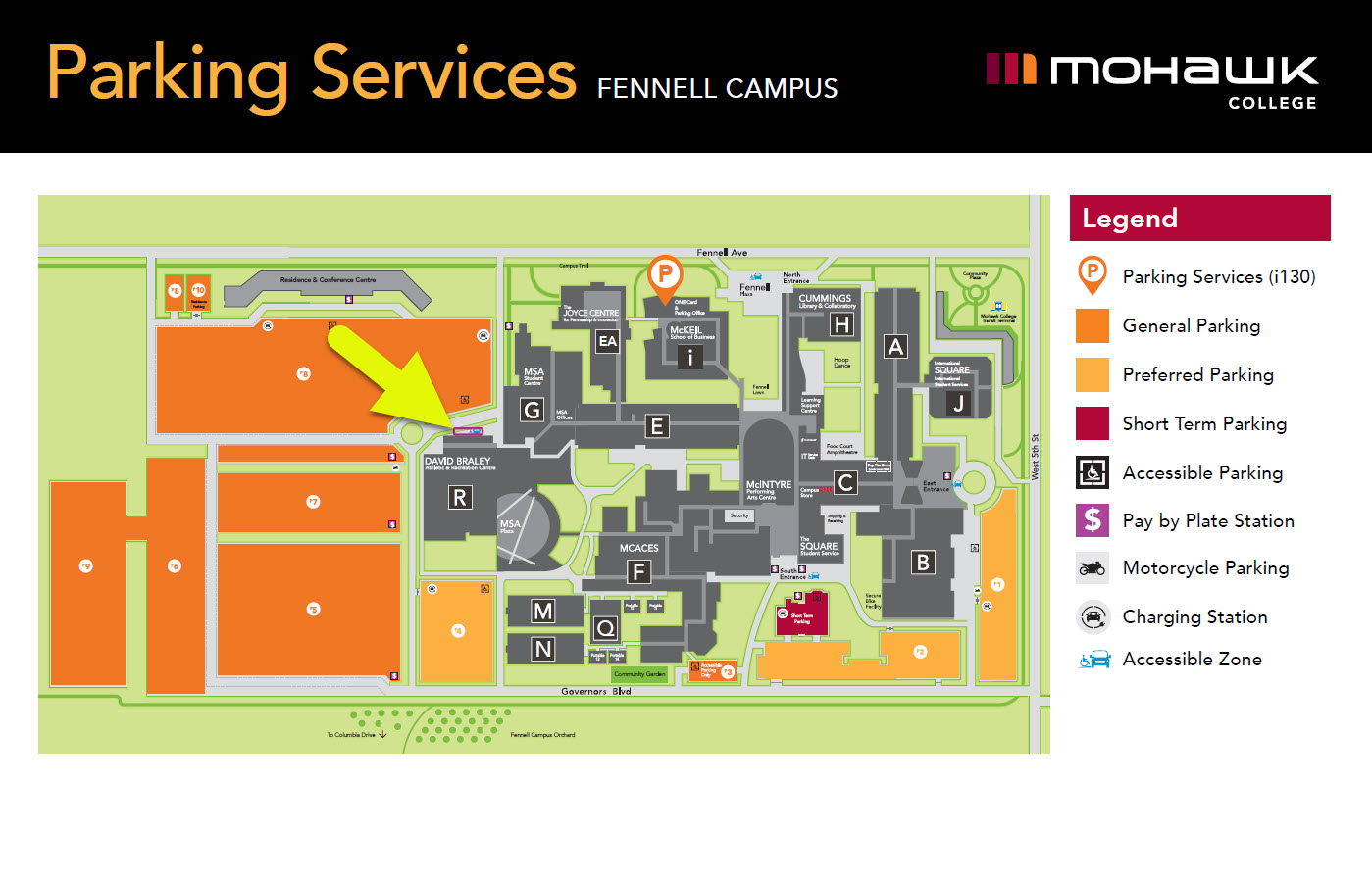 Bookmobile Stop north side of DBARC at Fennell Campus