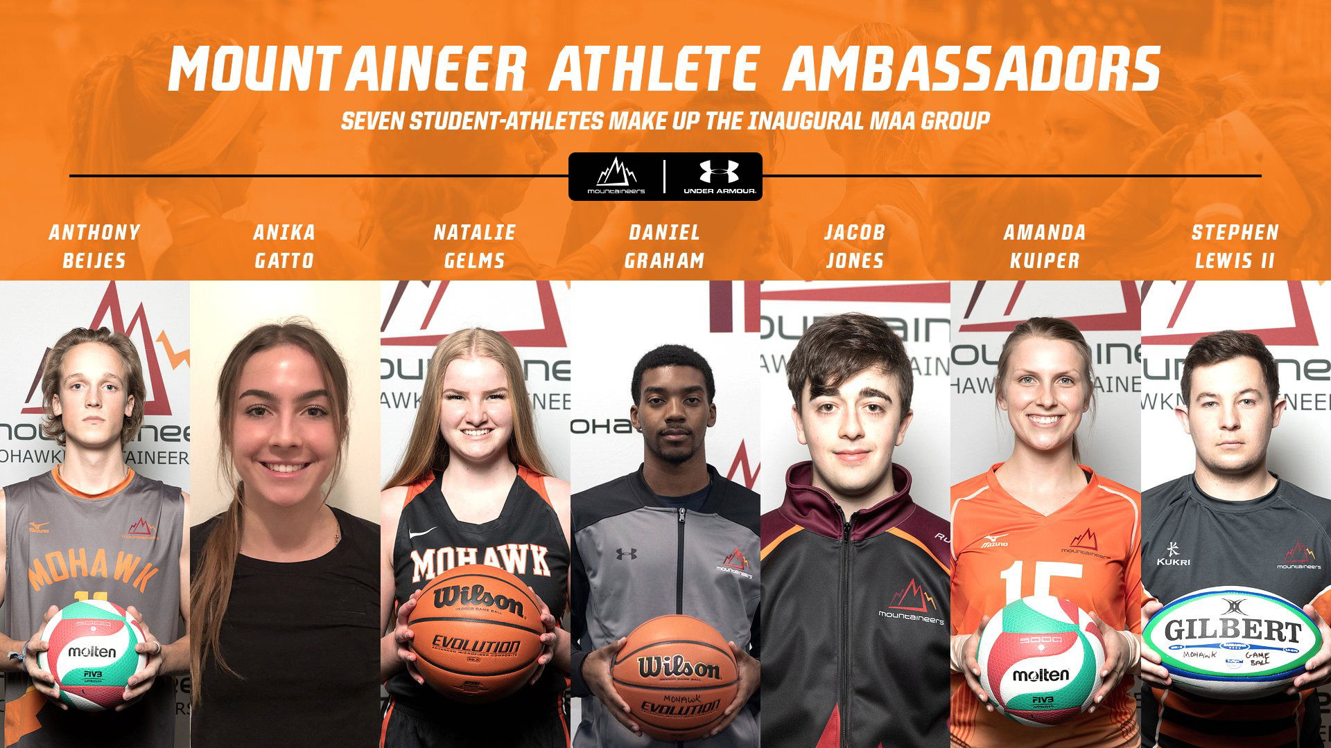 team members of the Mountaineer Athlete Ambassadors