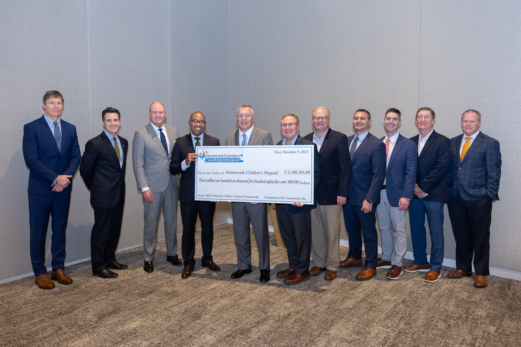 Proceeds from 2022 Nationwide Children’s Hospital Championship tee up