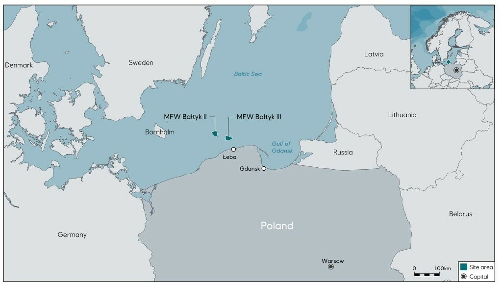 Productiecapaciteit voor Bałtyk II en III