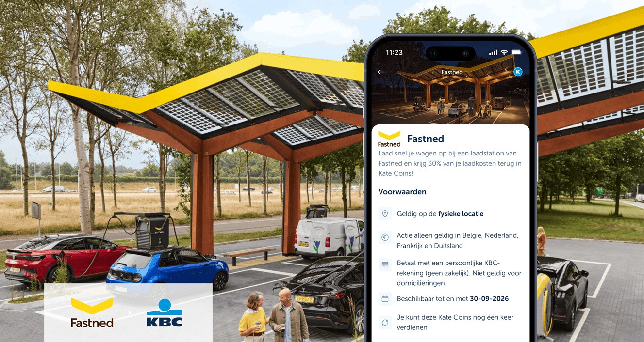 Fastnet Laden Fastned en KBC lanceren gezamenlijke actie rond ultrasnel laden