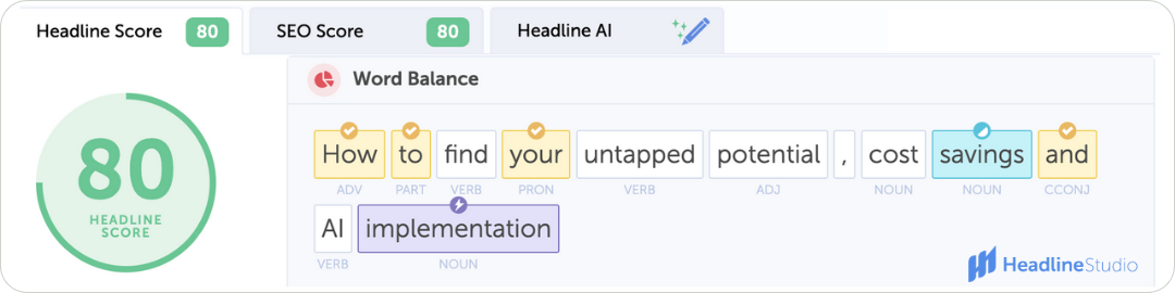 headline studio tool