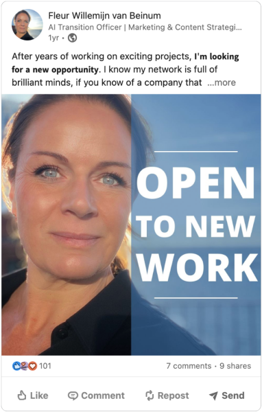 open to work