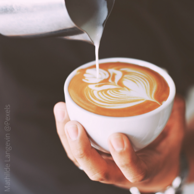 coffee and content