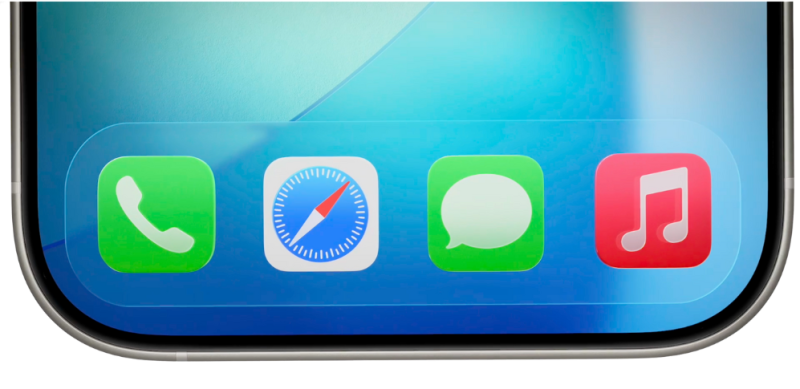 iOS26 liquid glass