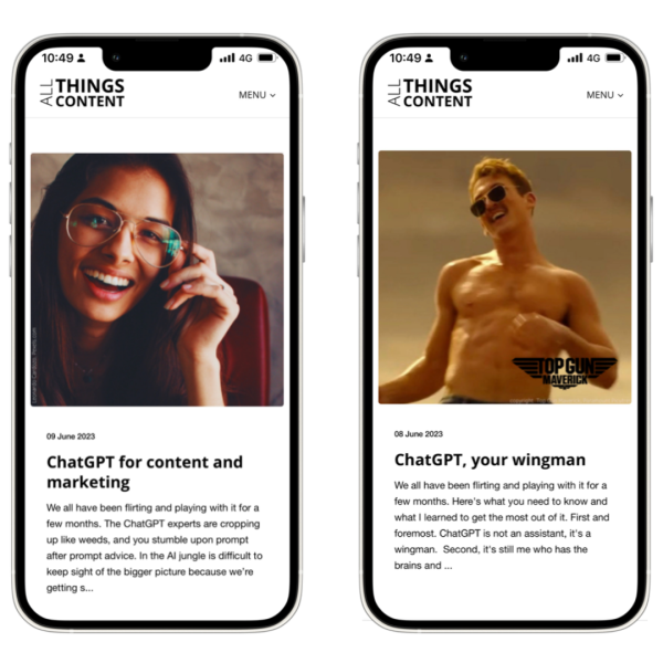 content examples