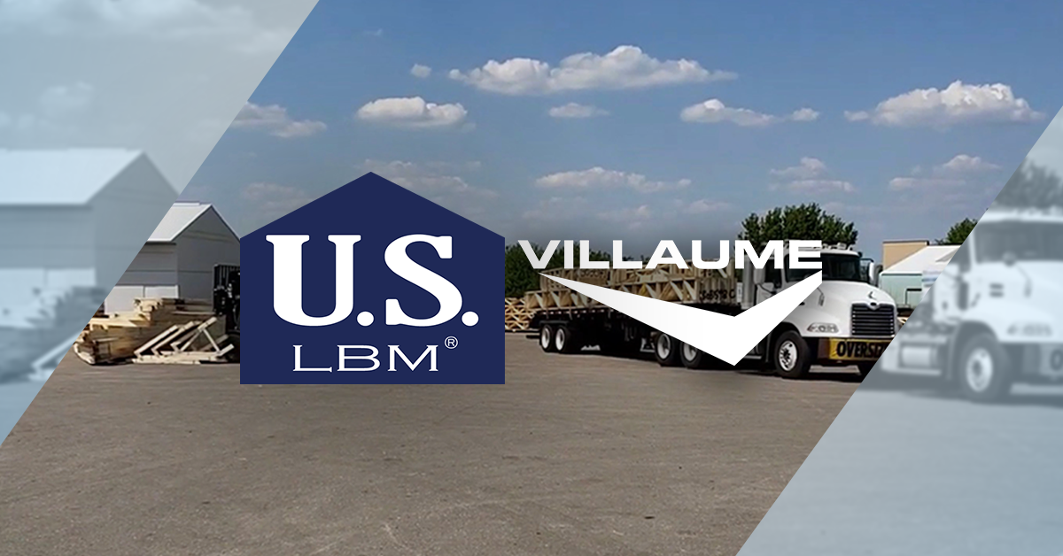 US LBM ACQUIRES VILLAUME INDUSTRIES