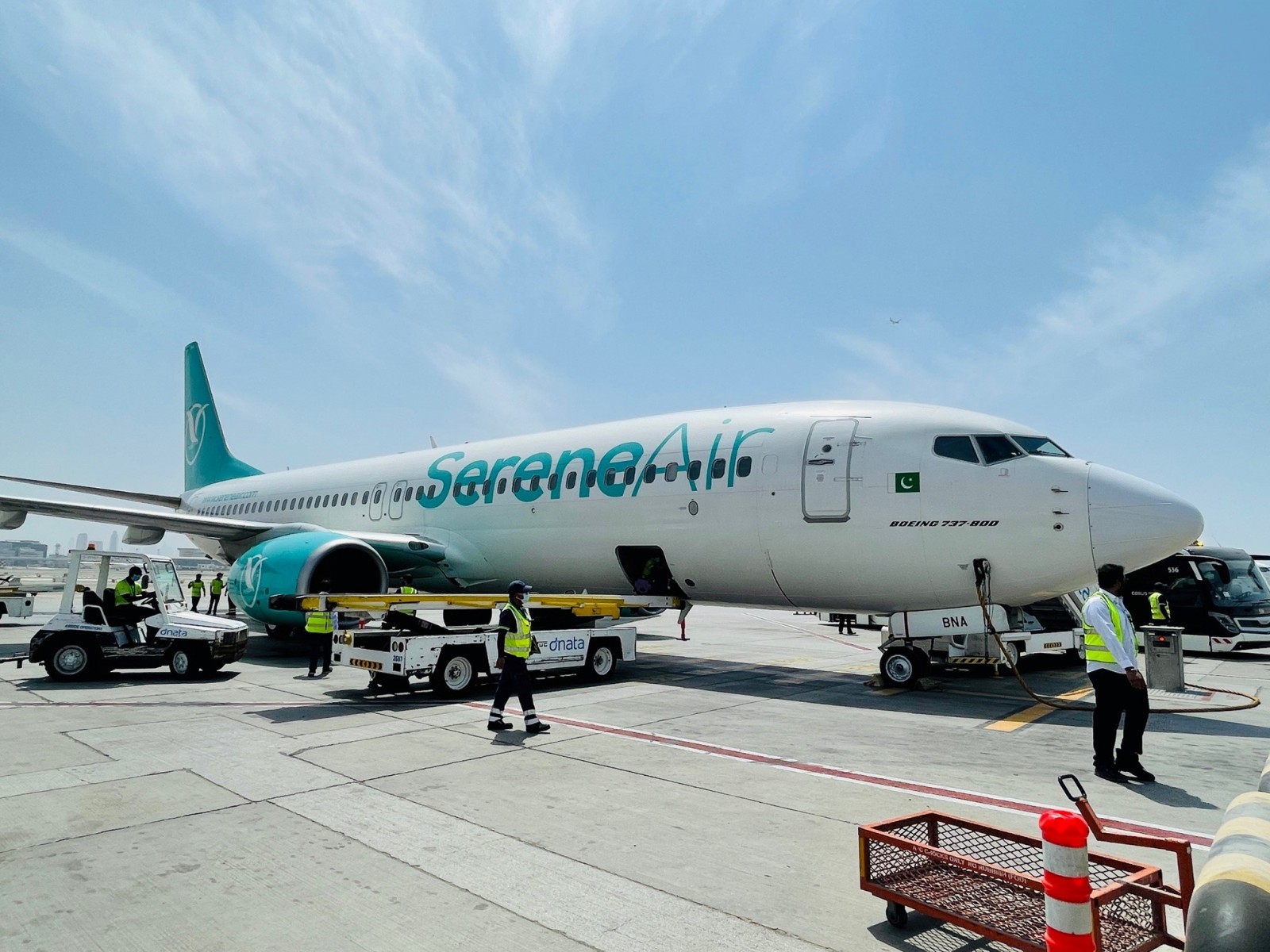 Serene Air lands at DXB
