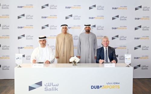 Ahmed bin Saeed and Mattar Al Tayer Witness Signing of 10-Year Agreement Between Dubai Airports and Salik to Enable Seamless E-Wallet Parking Payments at DXB