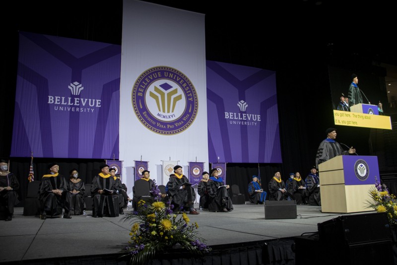 Hundreds Receive Diplomas at Bellevue University Winter Commencement