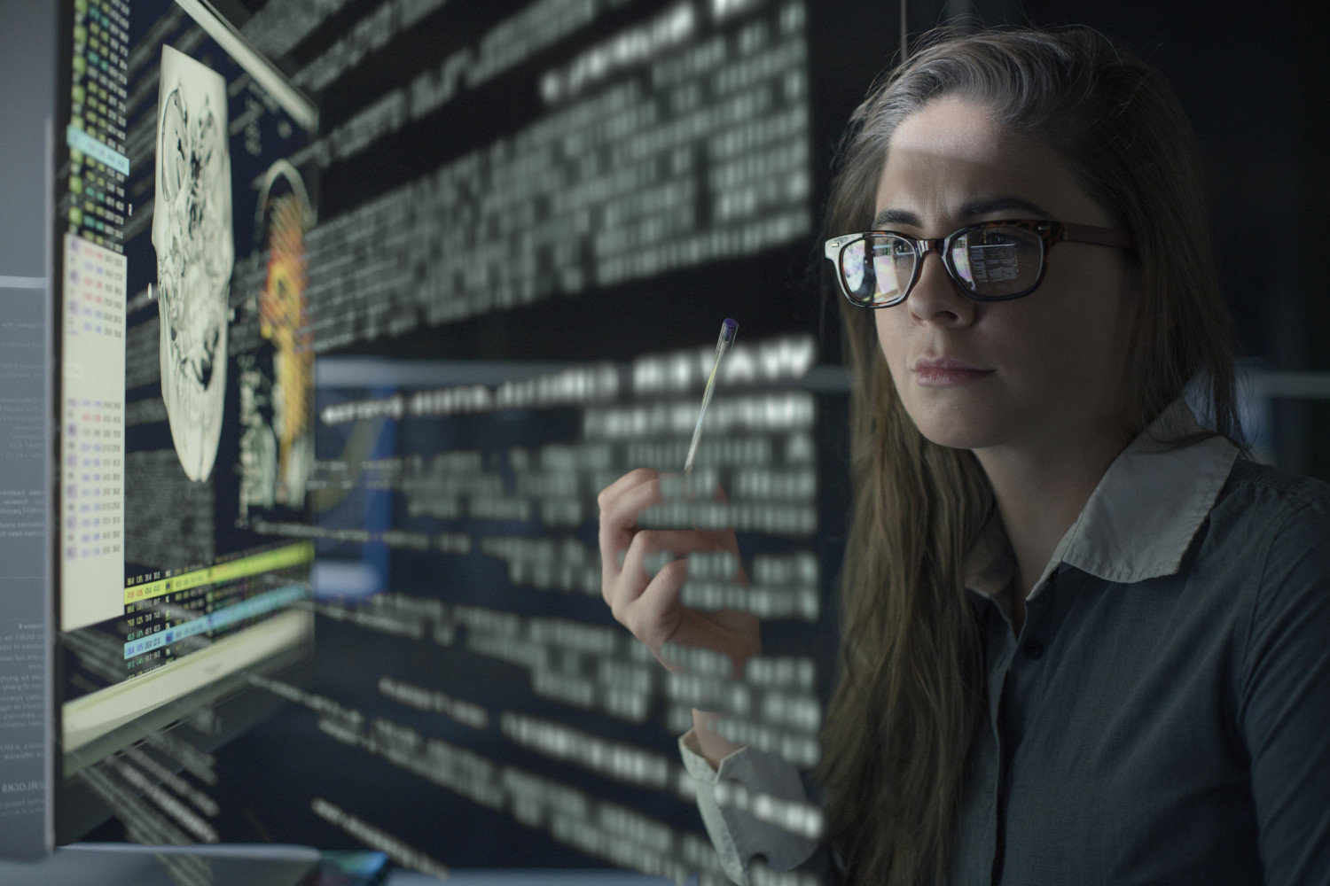 Abstract visualization of data science concepts and algorithms.