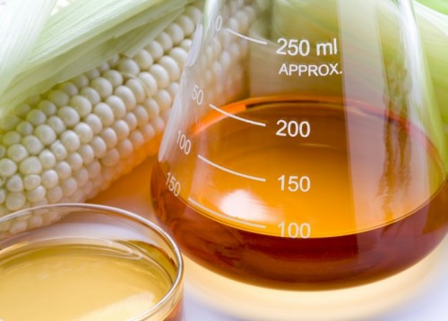 Biofuel in a beaker
