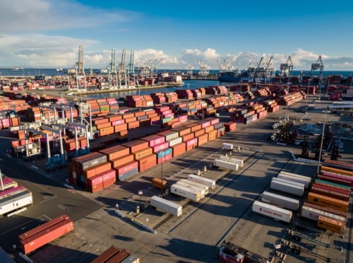 Container Terminal from the Air