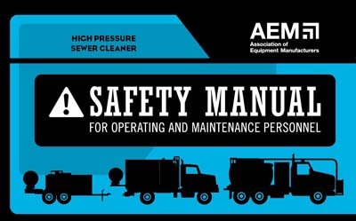 High Pressure Sewer Cleaner Safety Manual cover