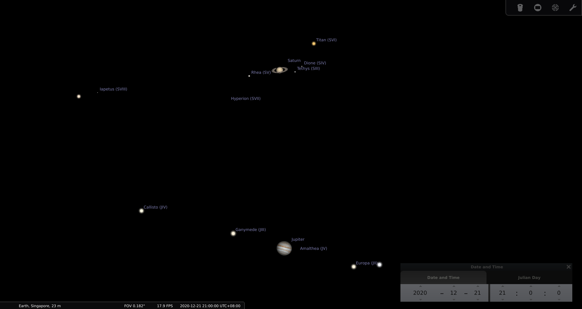 Gas giants to form historic “Christmas Star” not seen in 800 years