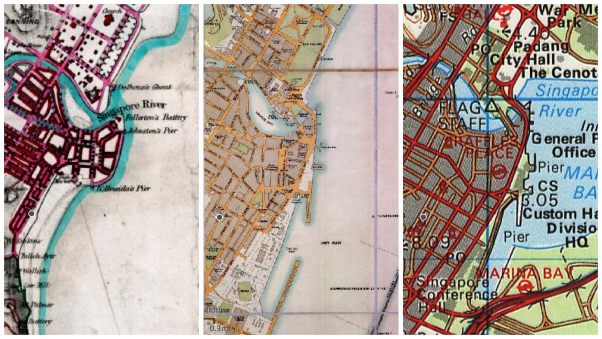 Singapore through the years A digital cartographic record