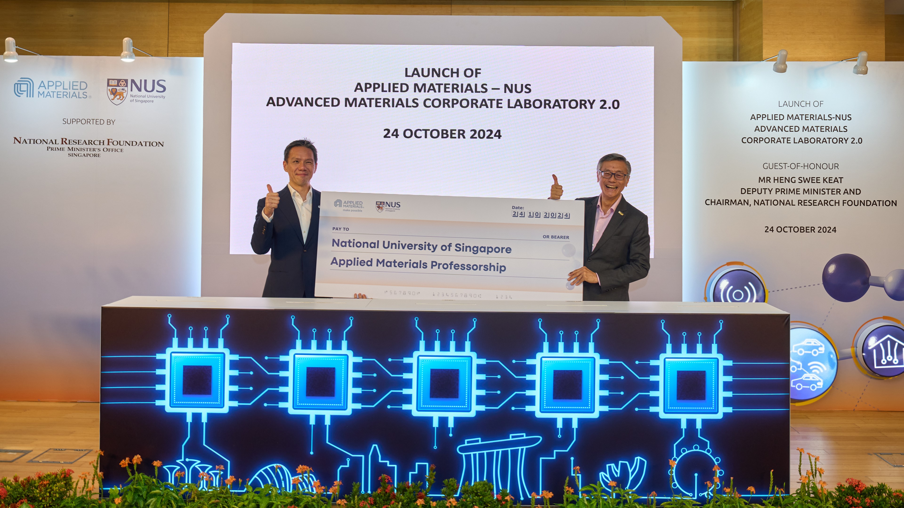 Applied Materials and National University of Singapore expand ...