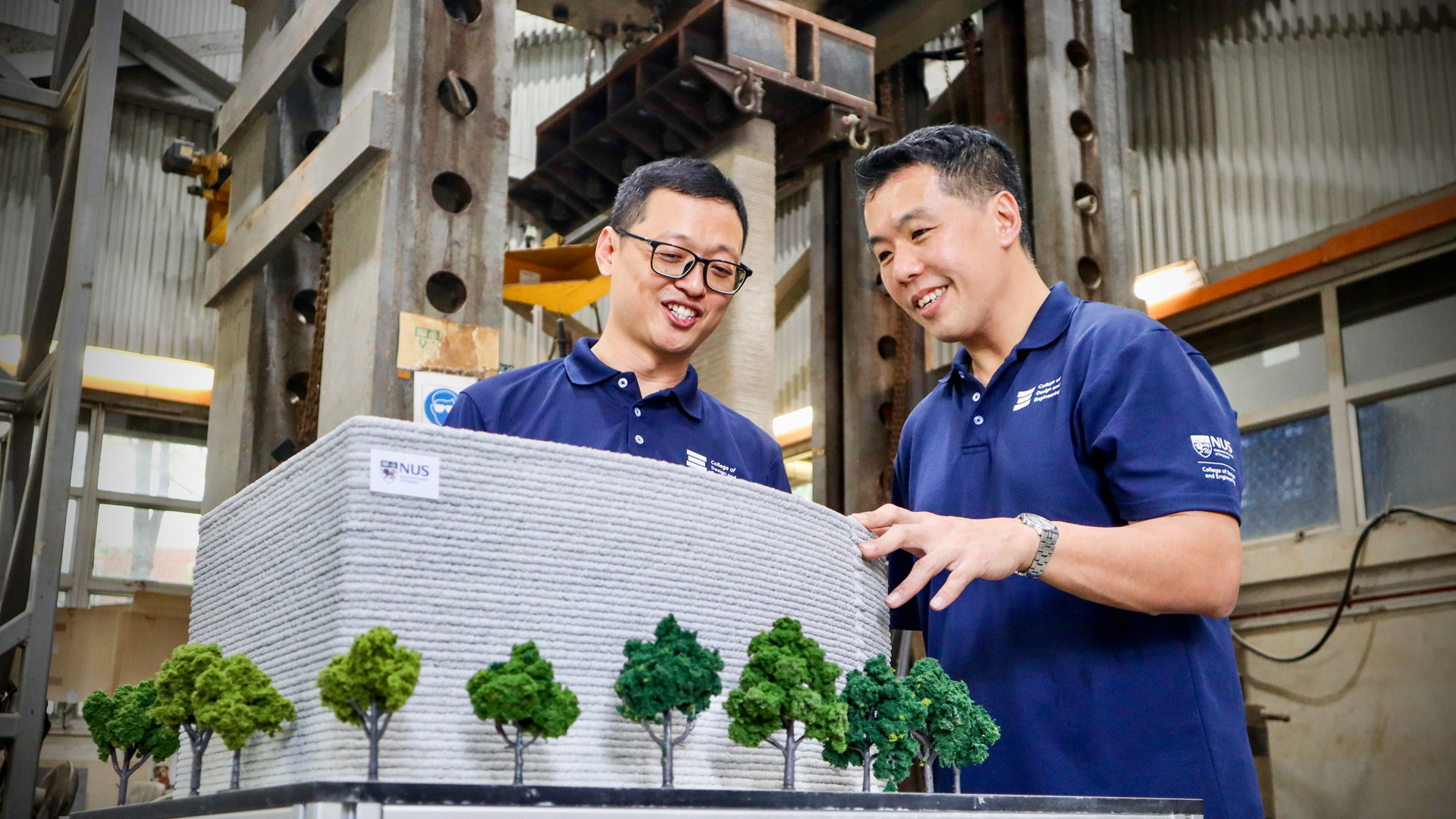 NUS researchers advance sustainable 3D concrete printing for the construction industry
