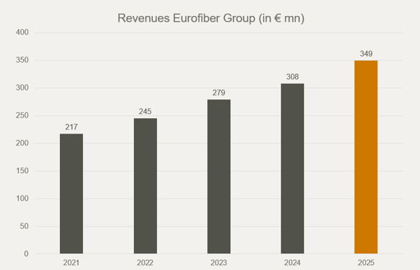 Revenues Eurofiber Group 2025