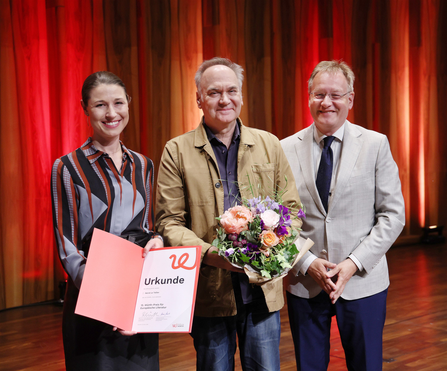 Hervé Le Tellier gana el 15. Premio Würth de Literatura Europea