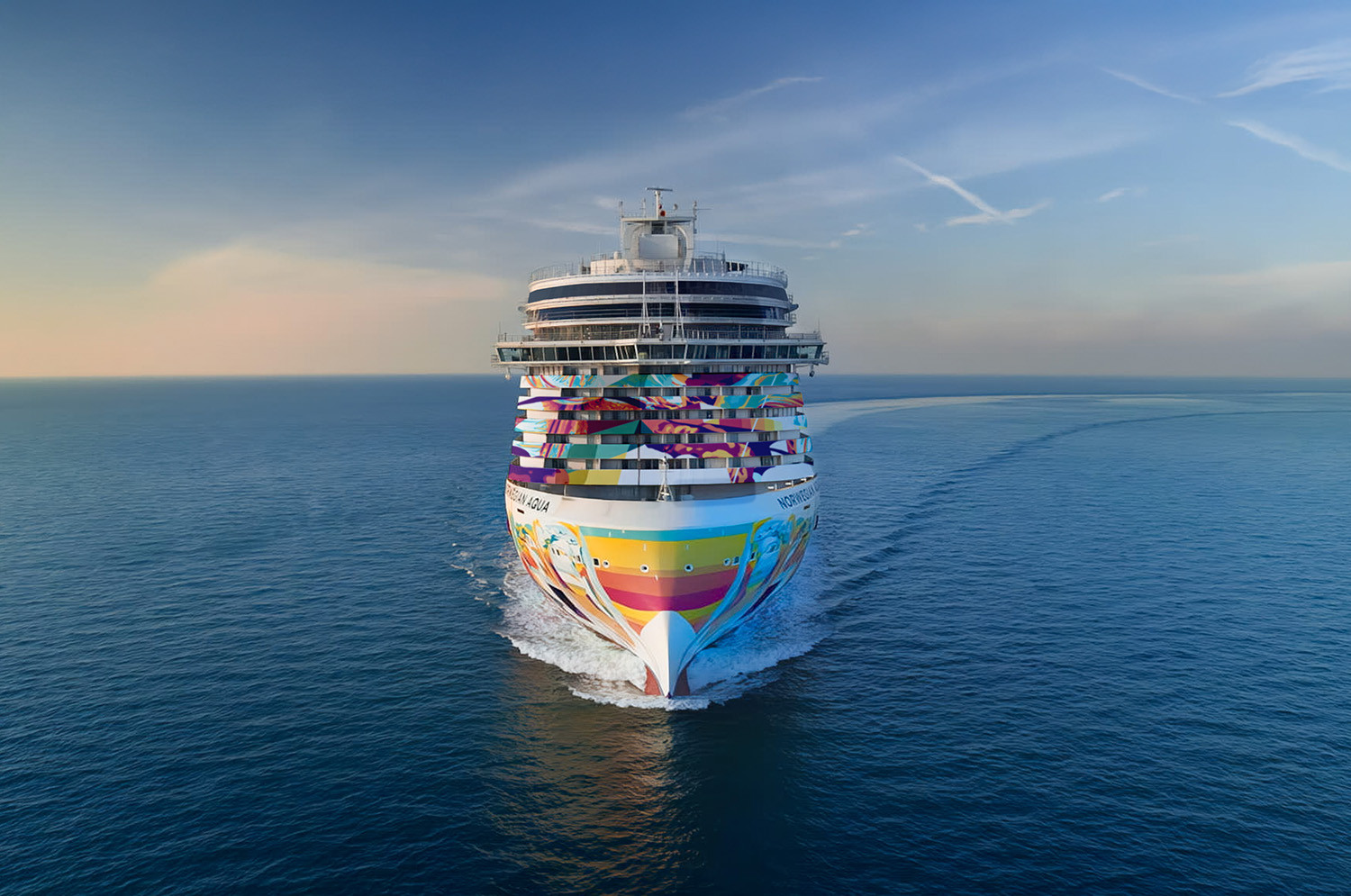 Norwegian Aqua - Sea Trial - Front