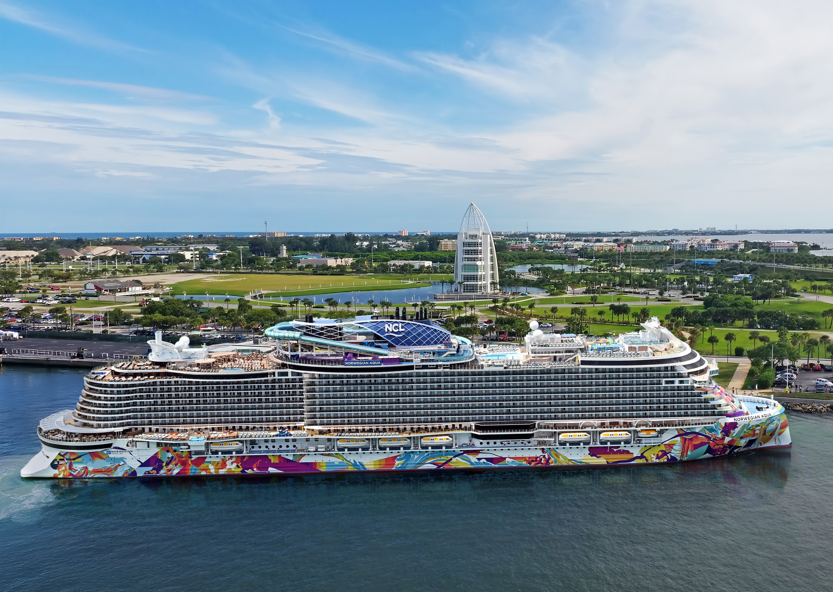 All New Norwegian Aqua Debuts As The Newest Ship In Port Canaveral For All New Norwegian Aqua Debuts As The Newest Ship In Port Canaveral For