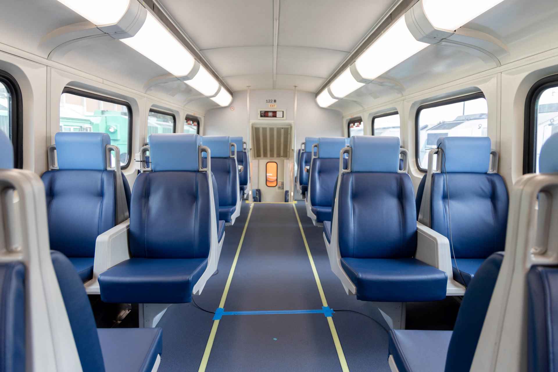 Metrolink refurbished train car