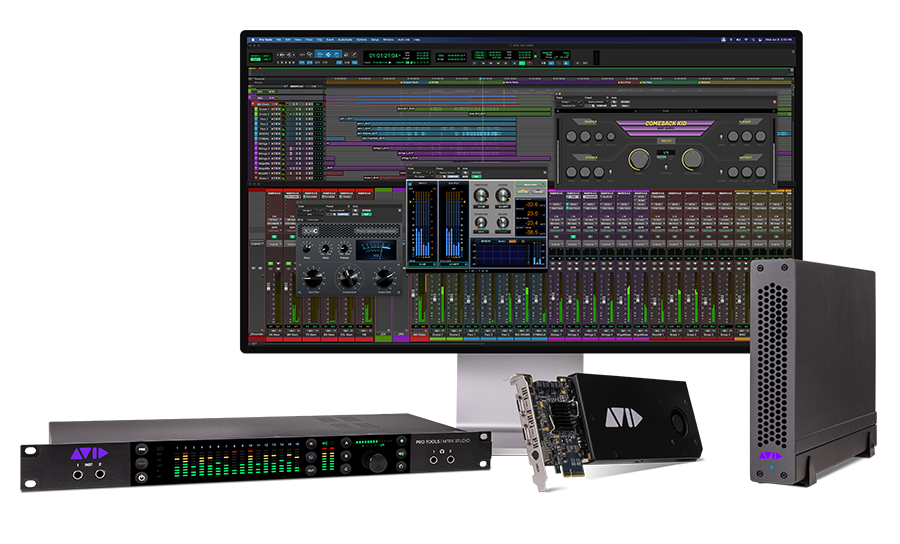 Avid Hybrid Engine product group shot