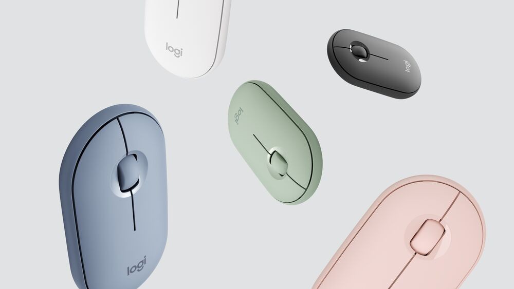 静音・薄型マウス「Pebble M350」にパステルカラーの新色グリーン