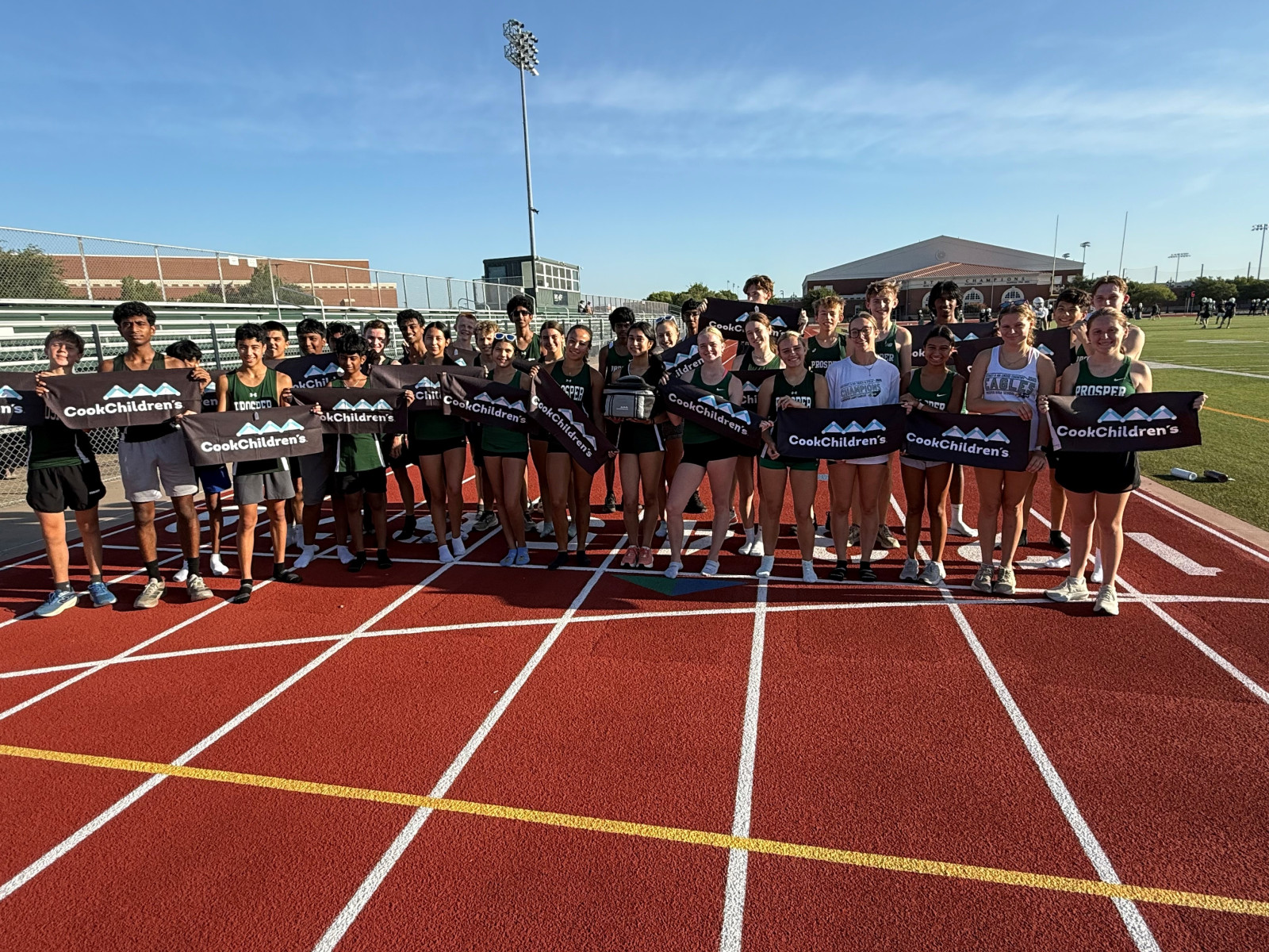 Cook Children's and Prosper Cross Country Team