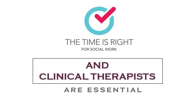 the time is right social work logo