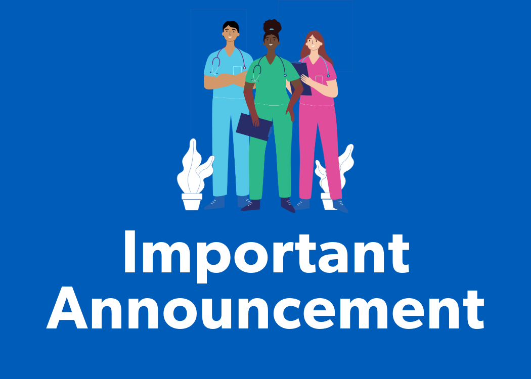 Important Announcment - medical