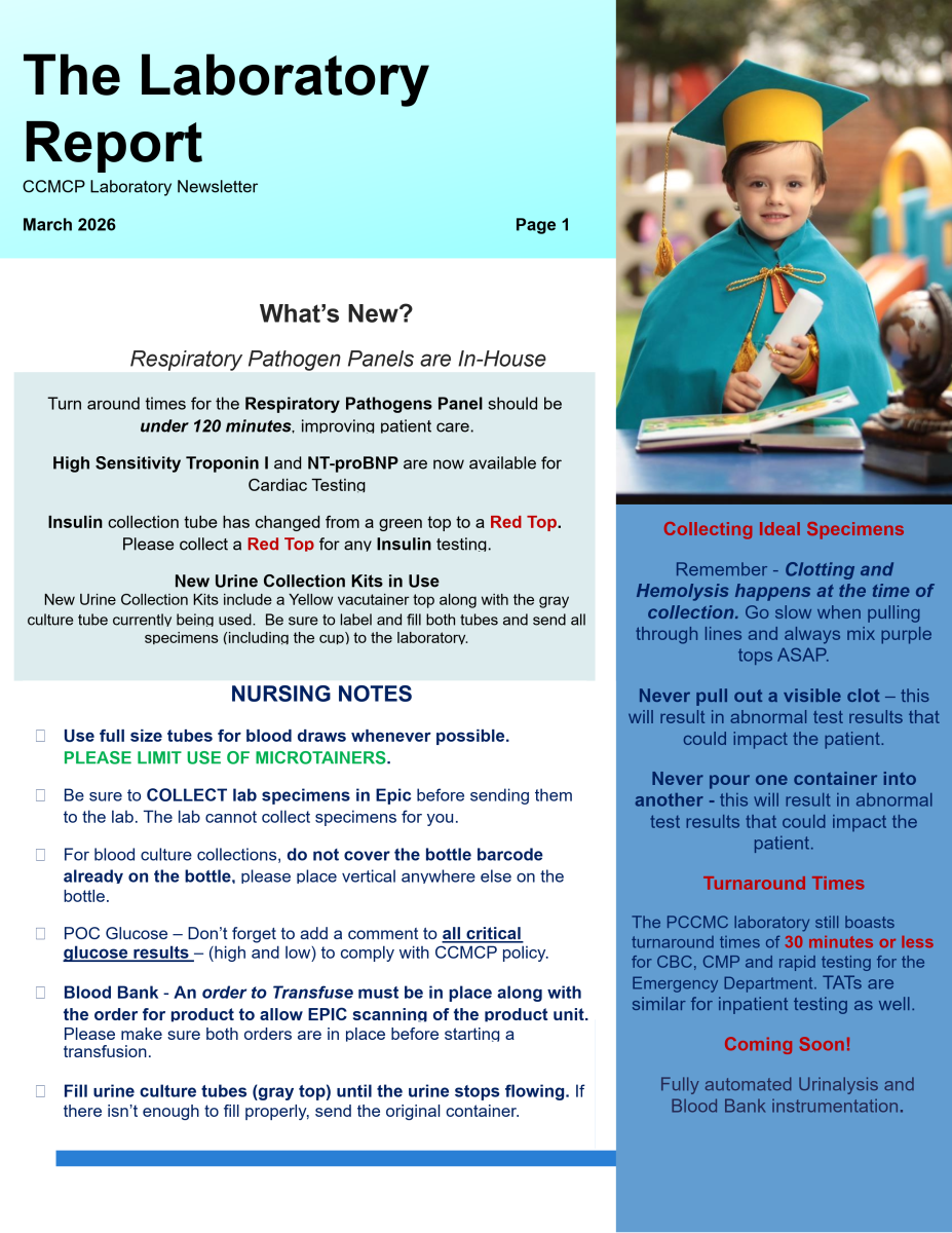 The Laboratory Report March 2026