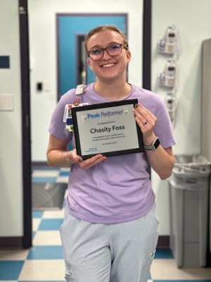 Prosper Peak Performer Chasity Foss
