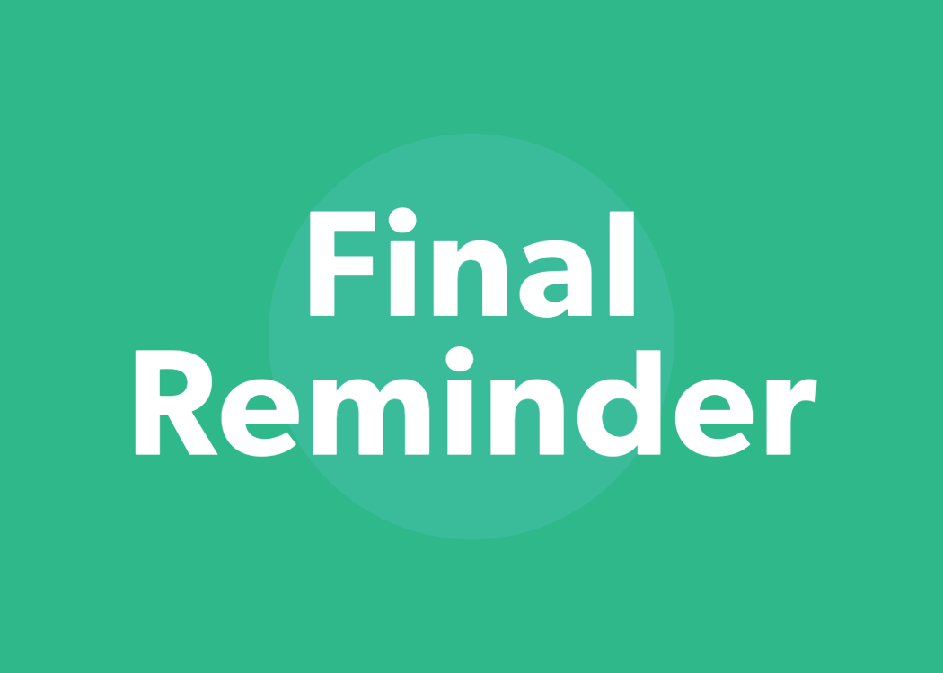 Final Reminder Option 1-6 Stock