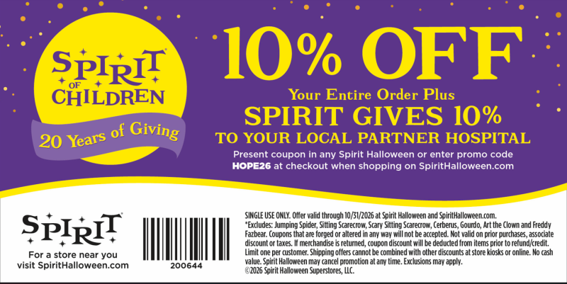Spirit halloween 26