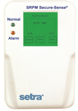 Setra sensor pressure rooms