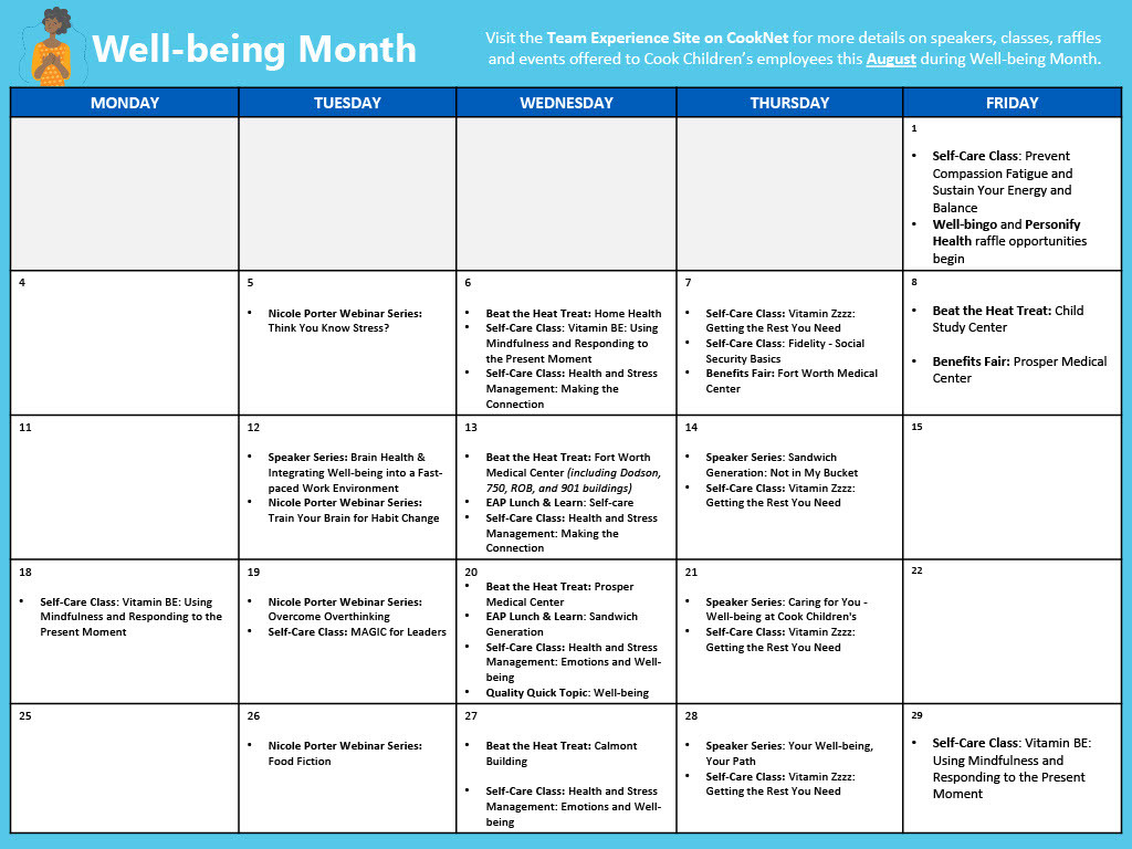 Well-BeingCalendar