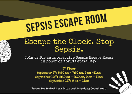 Sepsis Day Escape Rooms