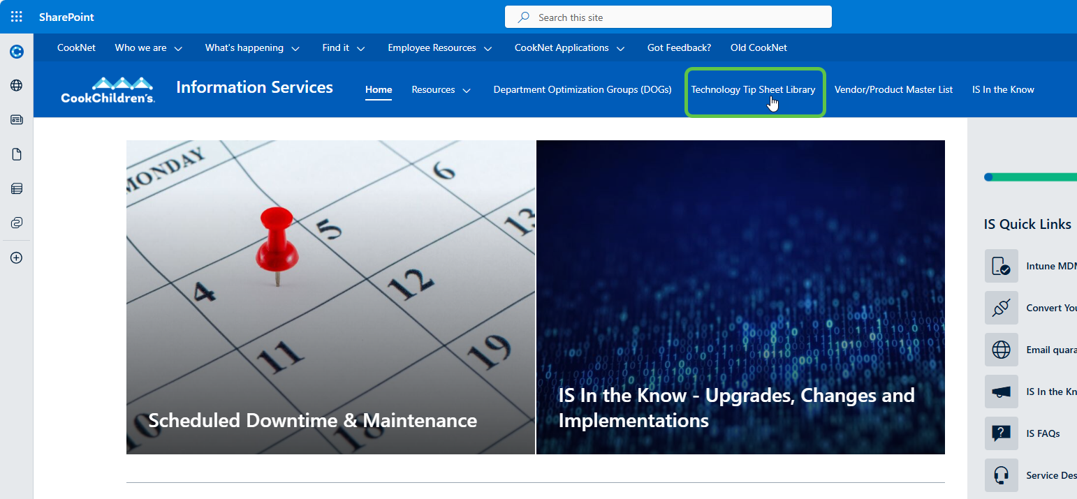 IT event reporting