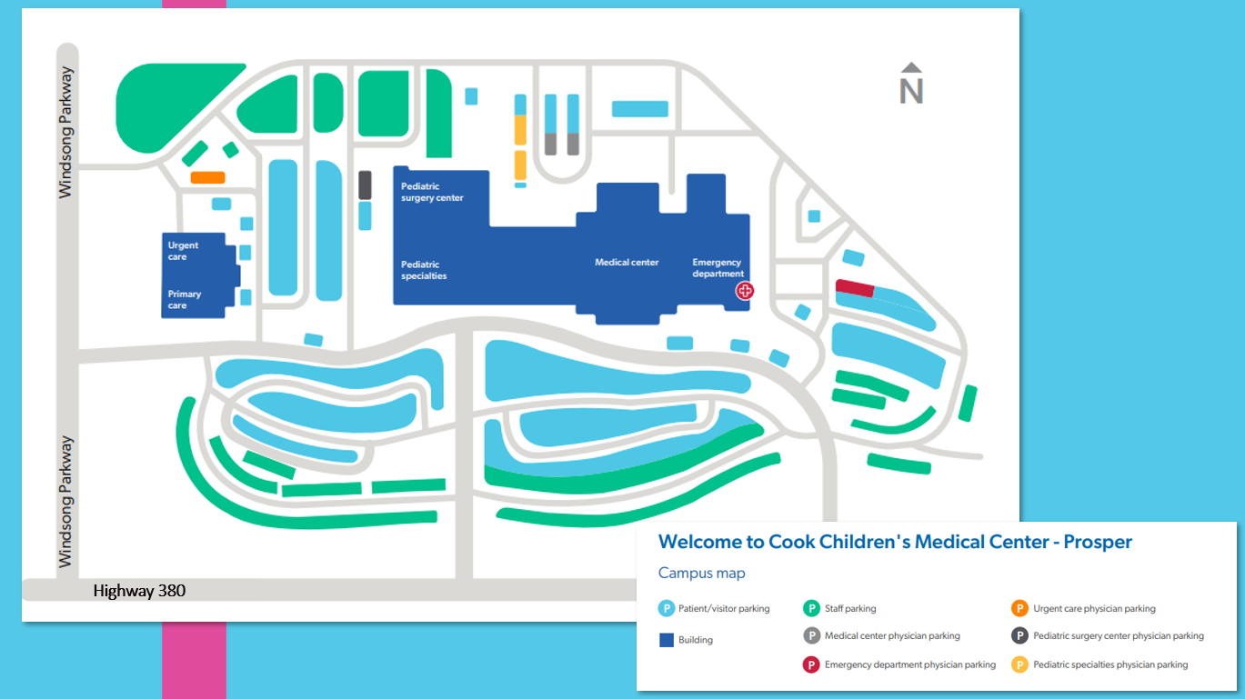 Prosper Parking Map