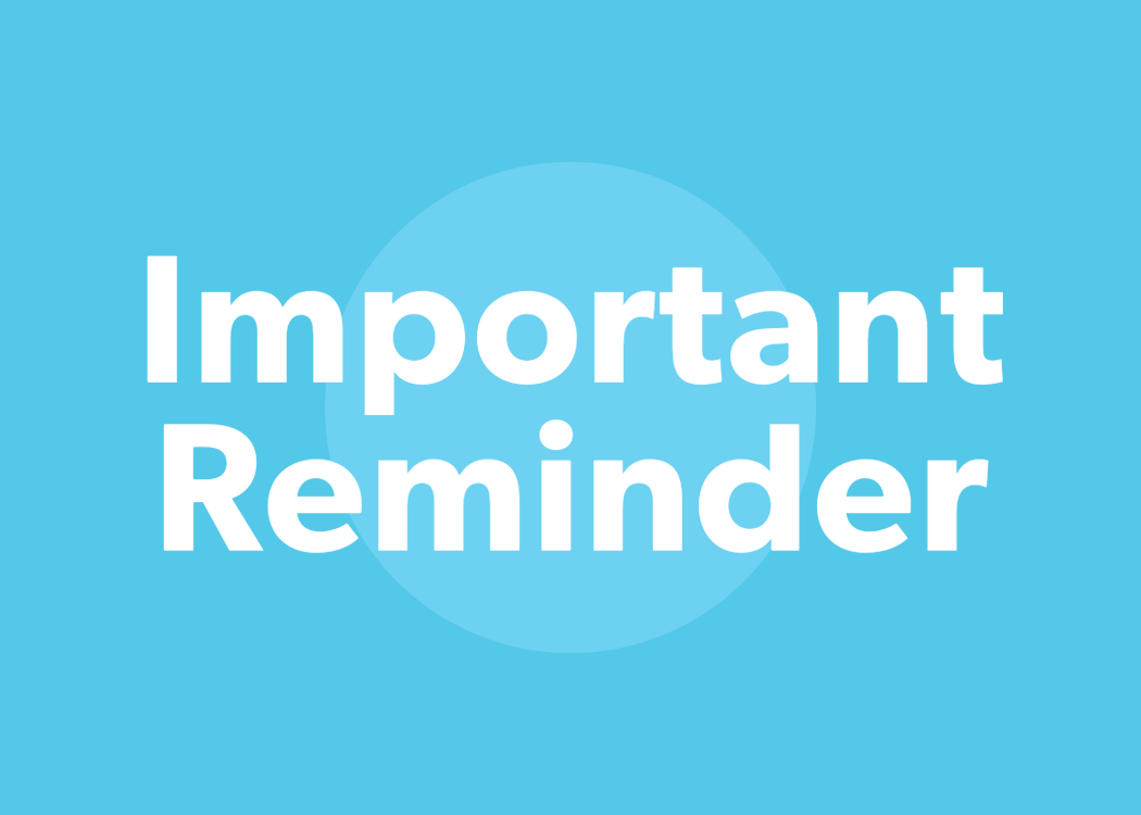 Important Reminder Stockpile-6
