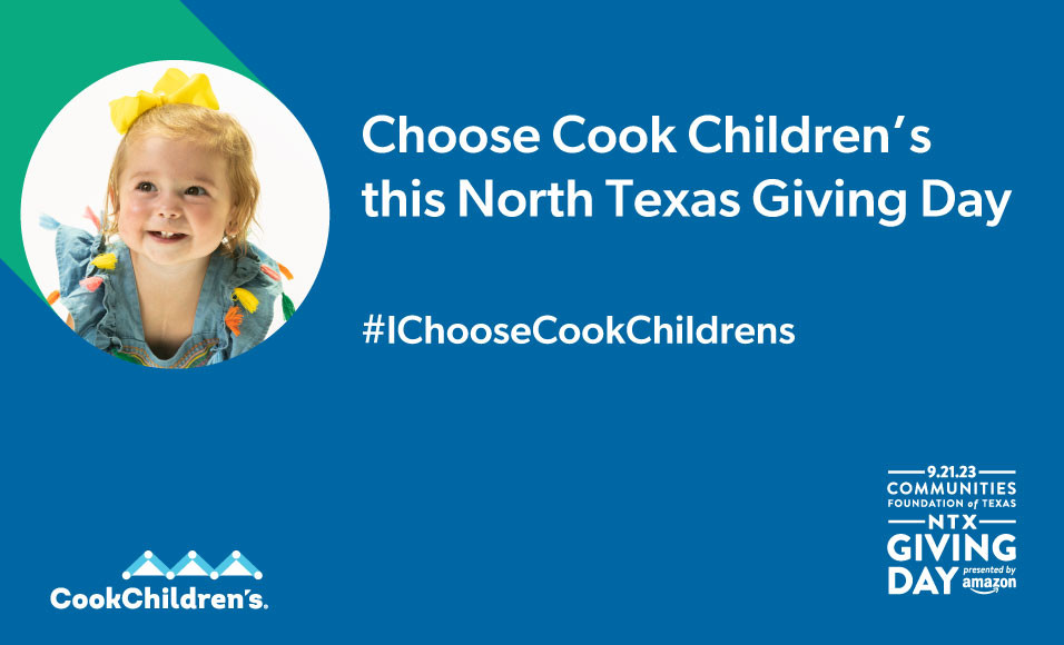 Choose Cook Children's This North Texas Giving Day