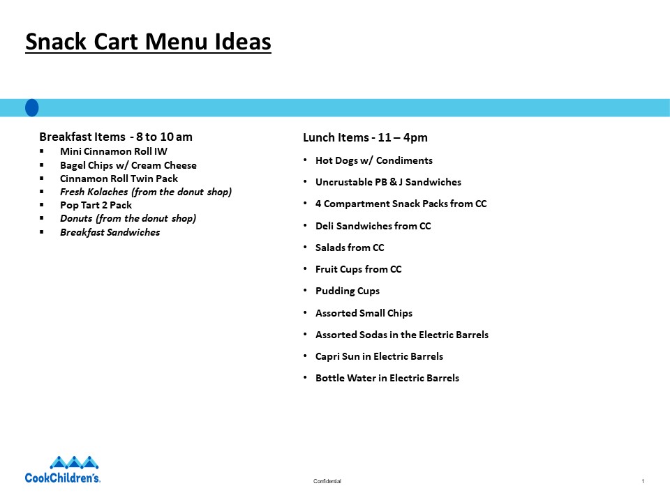 Snack Items