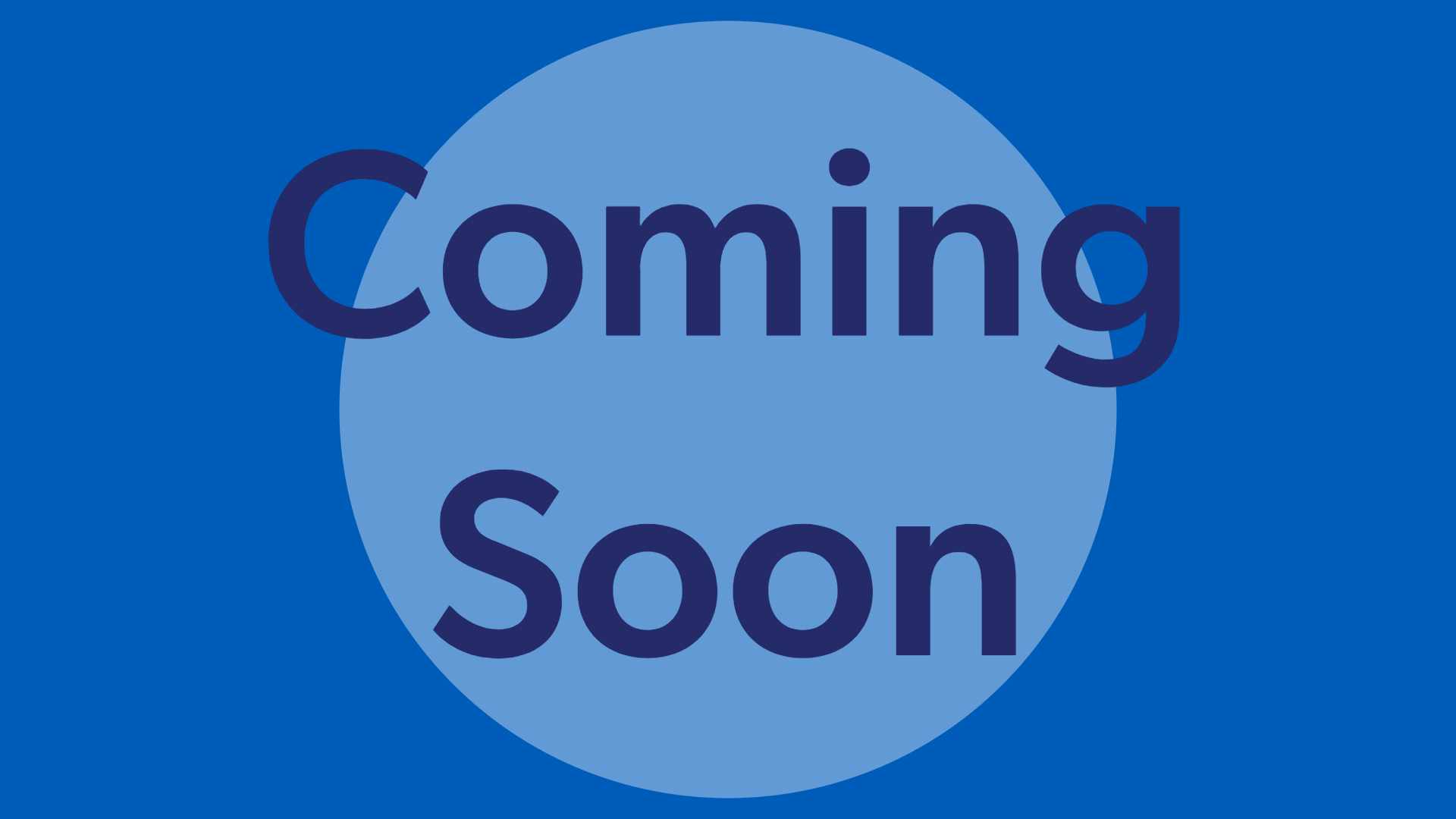 Coming Soon