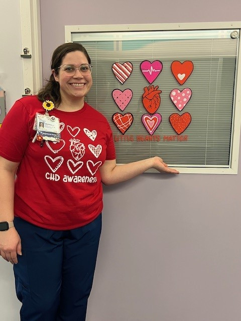 Heart Month employee