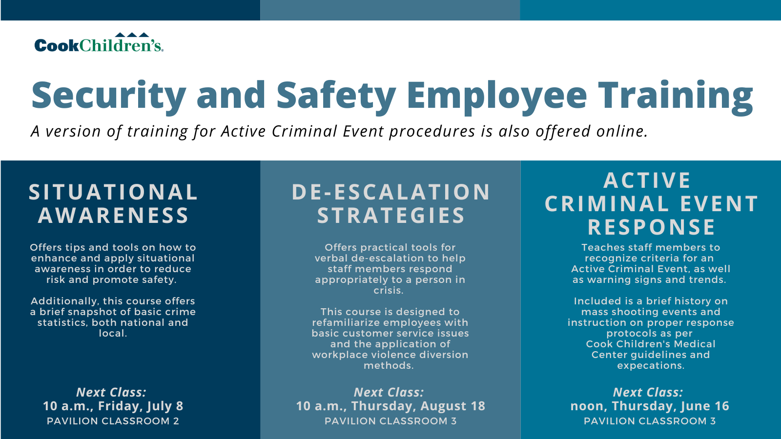 security and safety training graphic